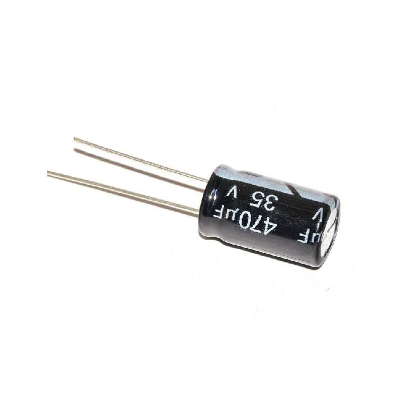 

Condensador Electrolitico 470uF 35Vdc Medidas 10x17mm Radial