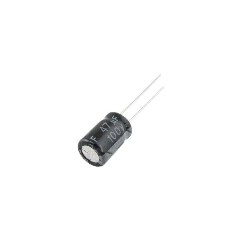 

Condensador Electrolitico Baja Impedancia 47uF 100Vdc Medidas 10x12,5mm Radial