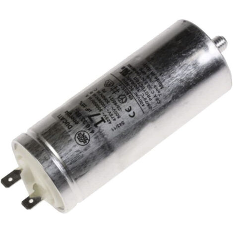 Condensador original de 17UF para secadoras Ariston Hotpoint, Indesit -