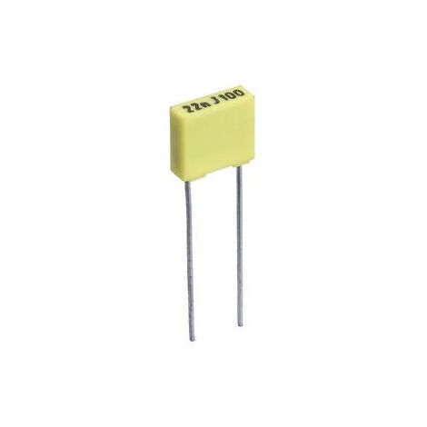 Condensador Poliester 22nF 100V  R5mm 22K