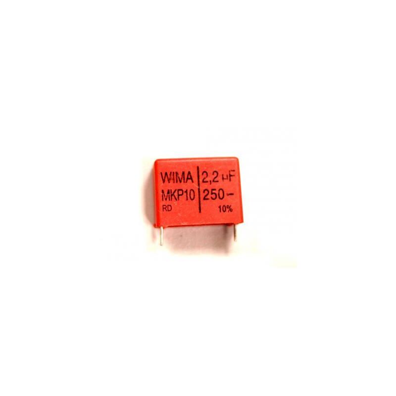 

Condensador Poliester 2,2uF 250Vdc R22,5mm MKS4-2.2U/250V
