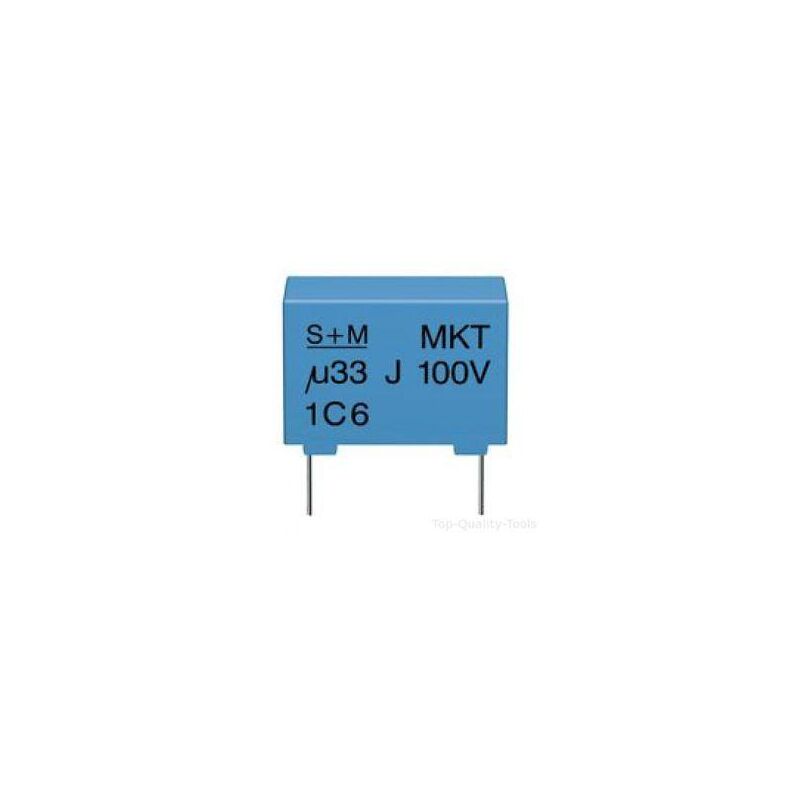 

Condensador Poliester 330nF 100V R15mm 330K