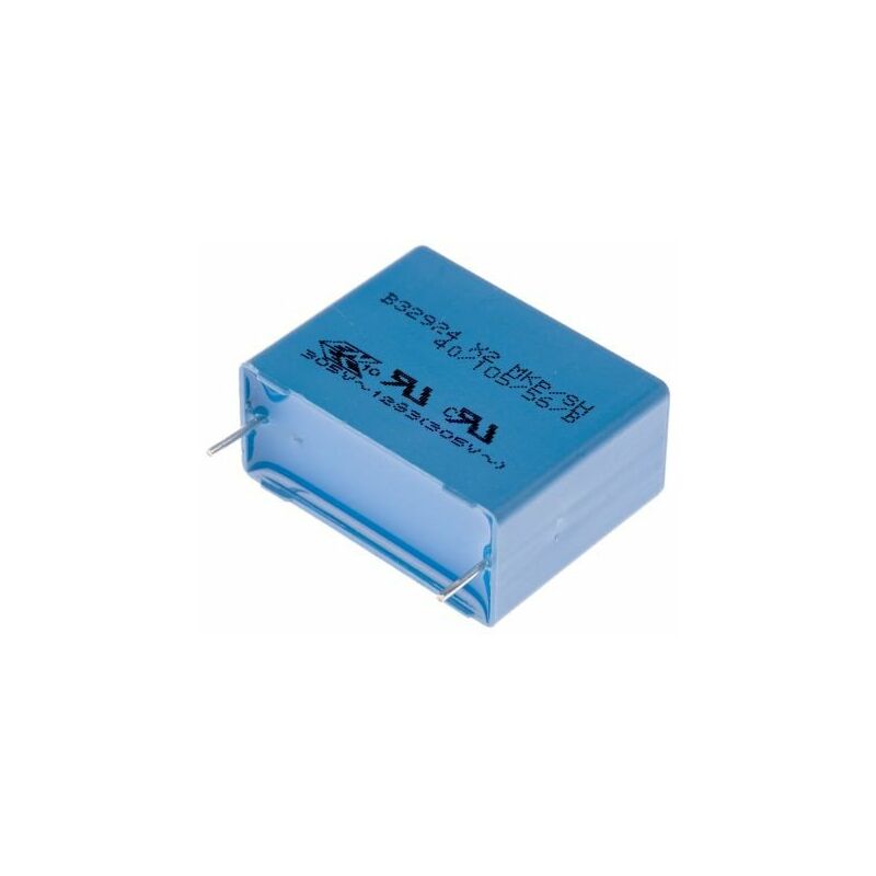 

2,2uF 305Vac X2 Condensador Polipropileno R27,5mm