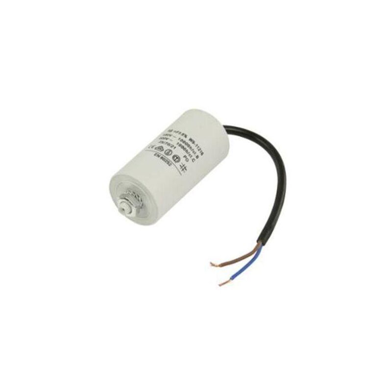 

Condensador Trabajo Motor 80uF 450Vac Medidas 50x122mm Terminales CABLES