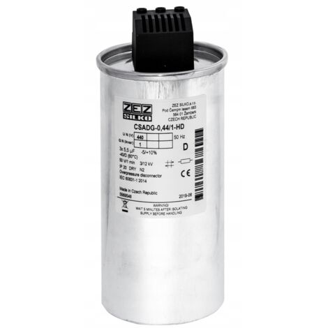 Condensador ZEZ-Silko 1kvar 440V Cn=3x5.48μF In=3x1.31A