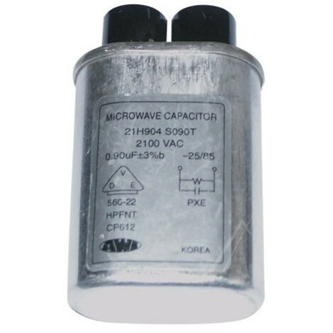 CONDENSATEUR 0.90UF   2100V POUR MICRO ONDES MOULINEX