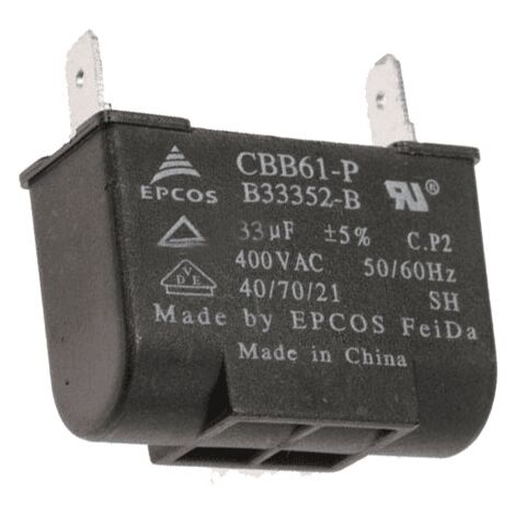 CONDENSATEUR 0,9UF 370/400V 50HZ POUR CLIMATISEUR LG - 3H01487G