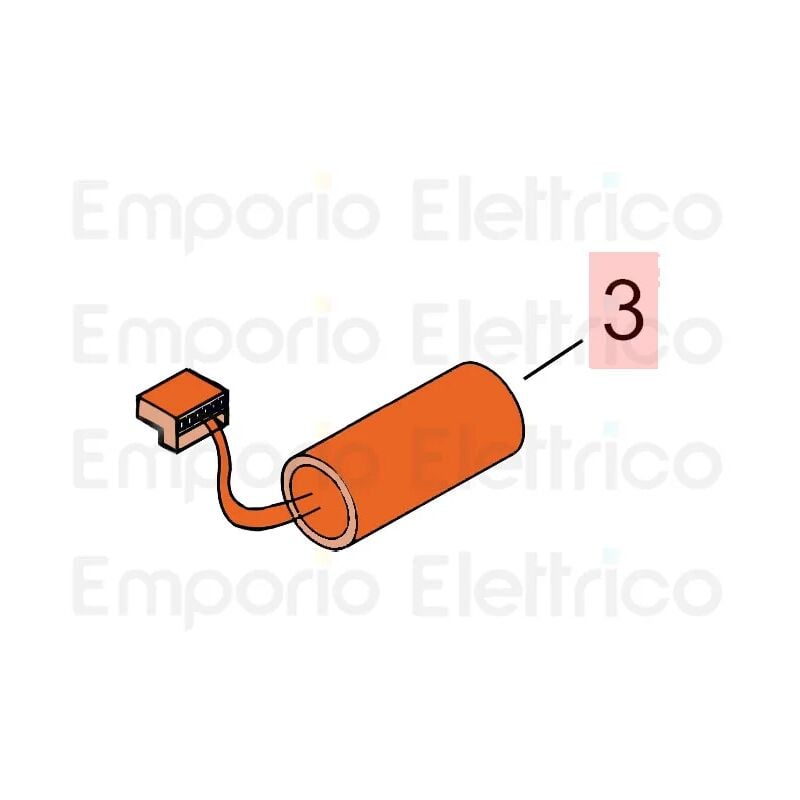 Pièce détachée condensateur 10 uf f0096 7601013 - Faac