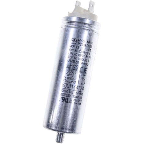 Condensateur 15 µF pour sèche-linge – Remplacement optimal pour Bosch, Siemens, Neff – Performance garantie – Compatible modèles spécifiques
