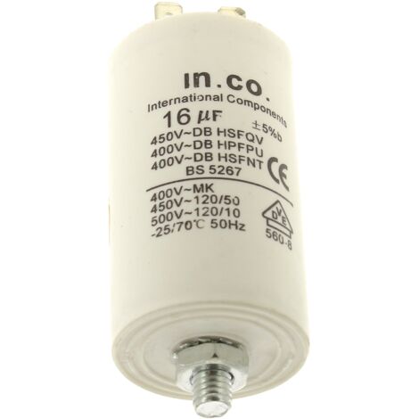 CONDENSATEUR 16MF pour LAVE LINGE BRANDT - 52X1891