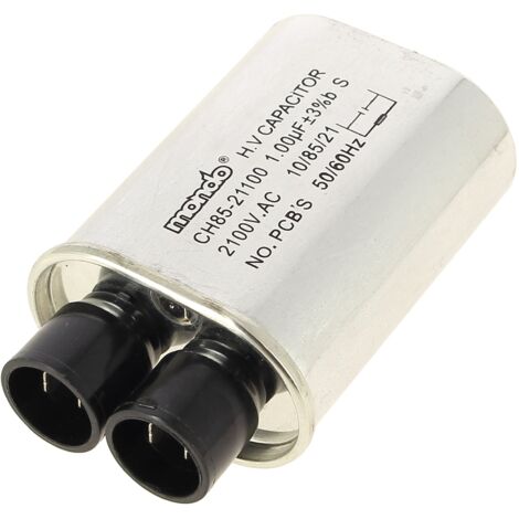 Condensateur 1µF 2100V pour micro-ondes – Compatible Samsung et Moulinex – Composant essentiel pour fonctionnement fiable