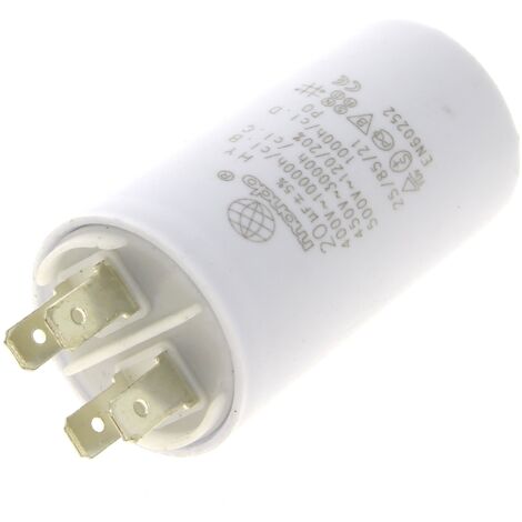 Condensateur 20µf 450v 33-655 20604 - lave-linge