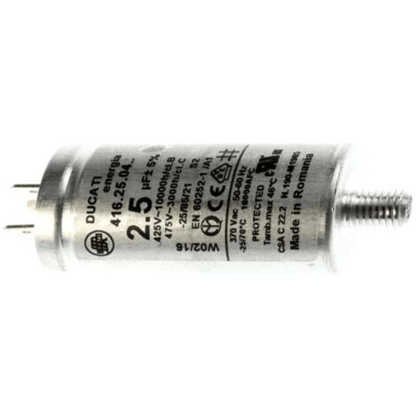 Condensateur 2.5 Mf 475 V 416250429 Pour LAVE LINGE