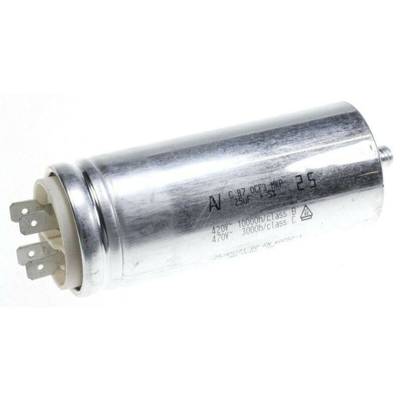 Condensateur 25,0UF-470V pour lave-linge & seche-linge Beko grundig - smeg - blomberg
