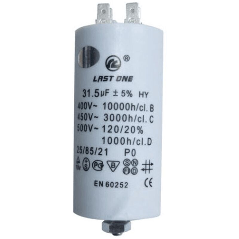 Condensateur 31.5 Mf 400 V Pour Lave Linge - 9010181
