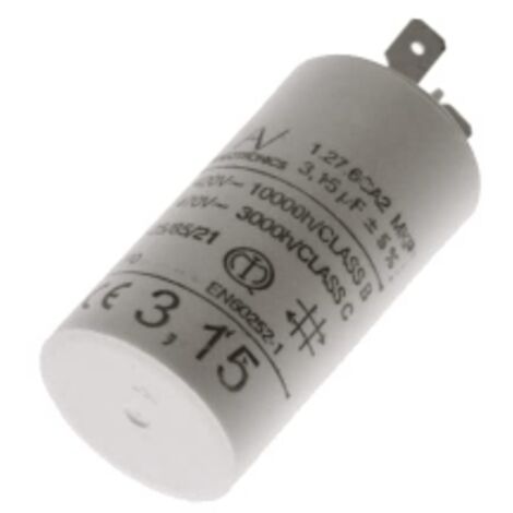 Condensateur 3,15 MF 450V pour Hotte SCHOLTES C00242732