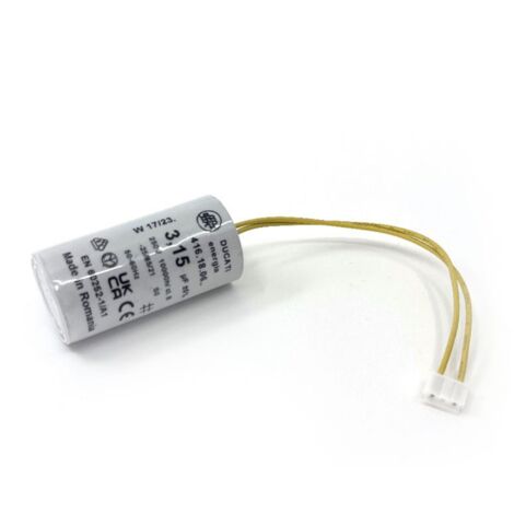 Condensateur 3,15µF avec connecteur d'origine pour moteur Bubendorff
