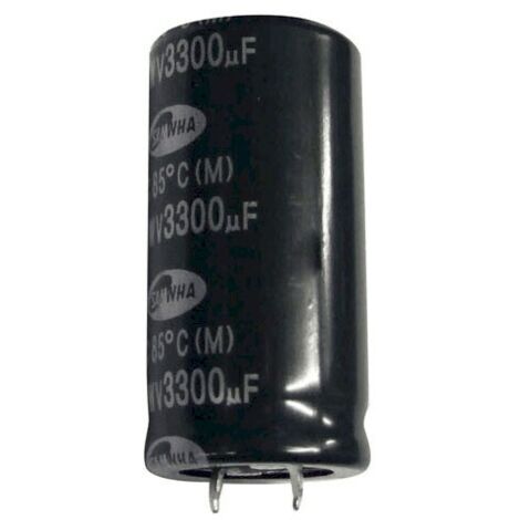 CONDENSATEUR 3300 F 100 V POUR TV AUDIO  TELEPHONIE   TOSHIBA - 0CE338JN6A0