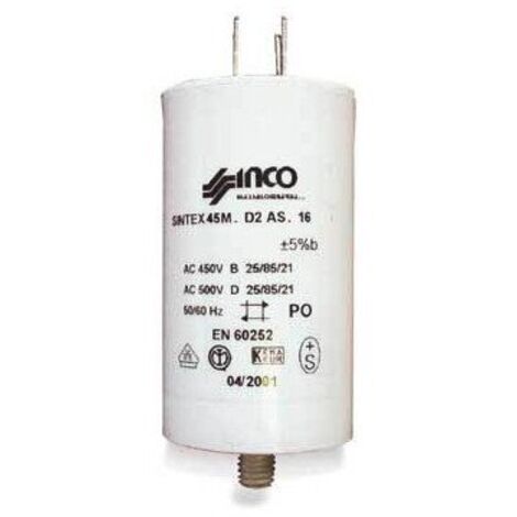 Condensateur 3mf 450v demarrage pour lave-vaisselle Multi-marques