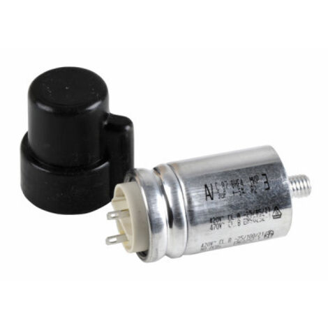 Condensateur 3mf capot 3MF – Tension 400V – Compatible brûleurs Chappée – S58083768