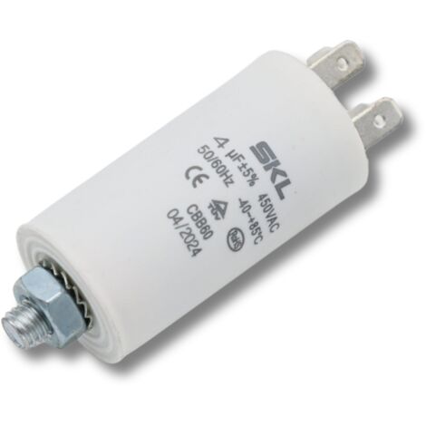 Condensateur 4 MF universel hotte et lave vaisselle