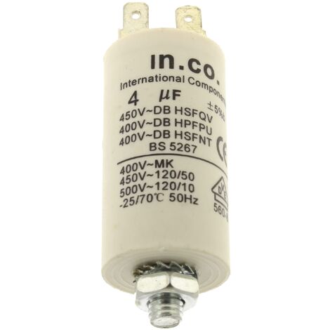 Condensateur 4µf 400v pour Refrigerateur Bosch, Congelateur Bosch, Cave a vin Bosch, Refrigerateur Siemens, Congelateur Siemens,