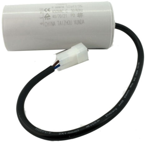 Condensateur 50µF 450V di. sp – Performance optimale pour aspirateur Nilfisk 128500148 – Durabilité accrue