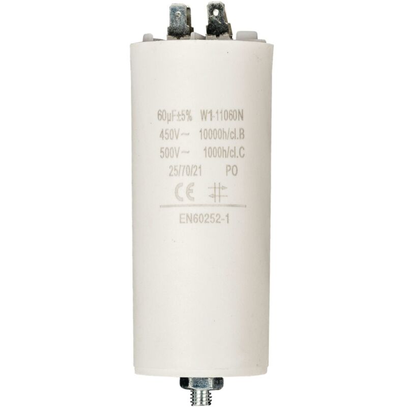 Condensateur Fixapart W1-11060N 60,0 uf / 450 v + Terre