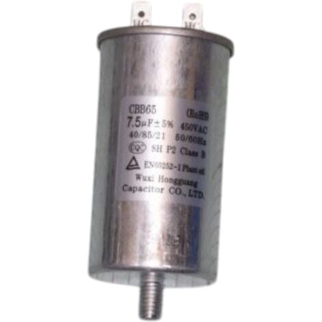 HOOVER Condensateur 7.5uf 450v de demarrage pour seche linge candy