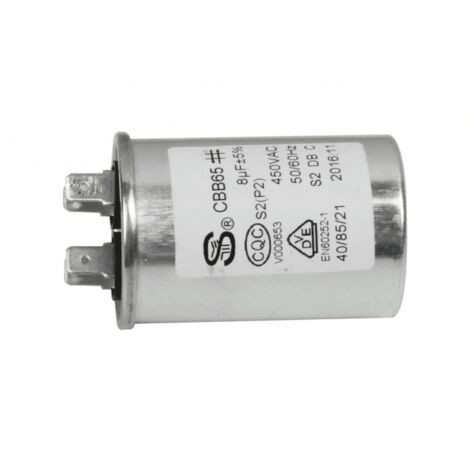 CONDENSATEUR (8UF/450V) pour PIECES TRAITEMENT DE L AIR...