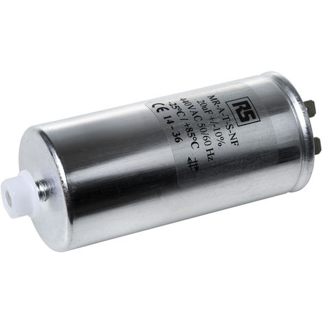 Condensateur à couche mince RS PRO 20μF 440V c.a. ±10% ( Prix pour 1 )