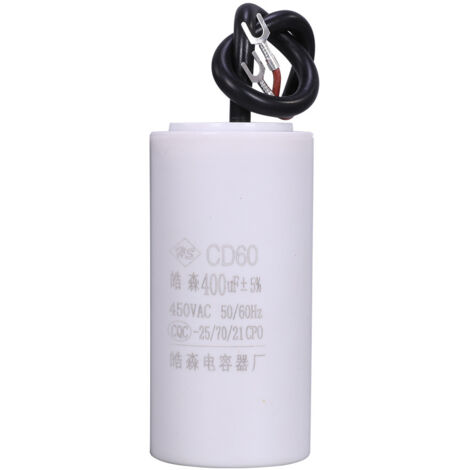 Condensateur AC 16 µF 450 V pour moteur, élément électronique pour lave-linge