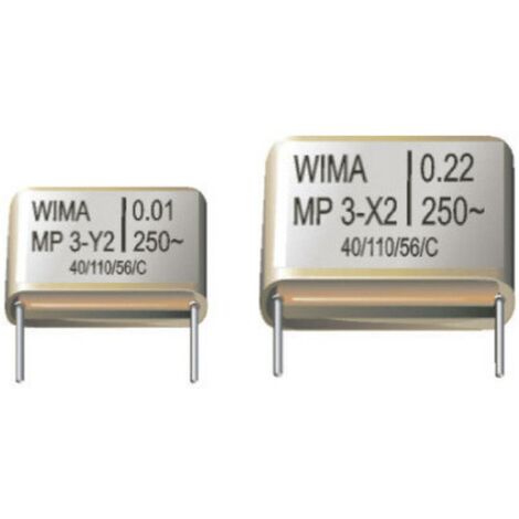 Condensateur anti-parasite X2 Wima MPX21W4100FM00MSSD-1 sortie radiale 1 µF 275 V/AC 20 % 1 pc(s)