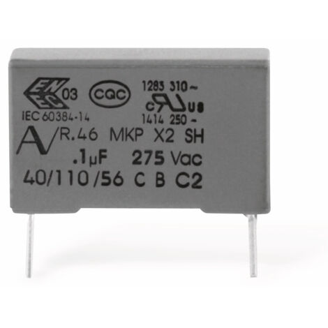 Condensateur antiparasite KEMET, 1,5µF, 275V