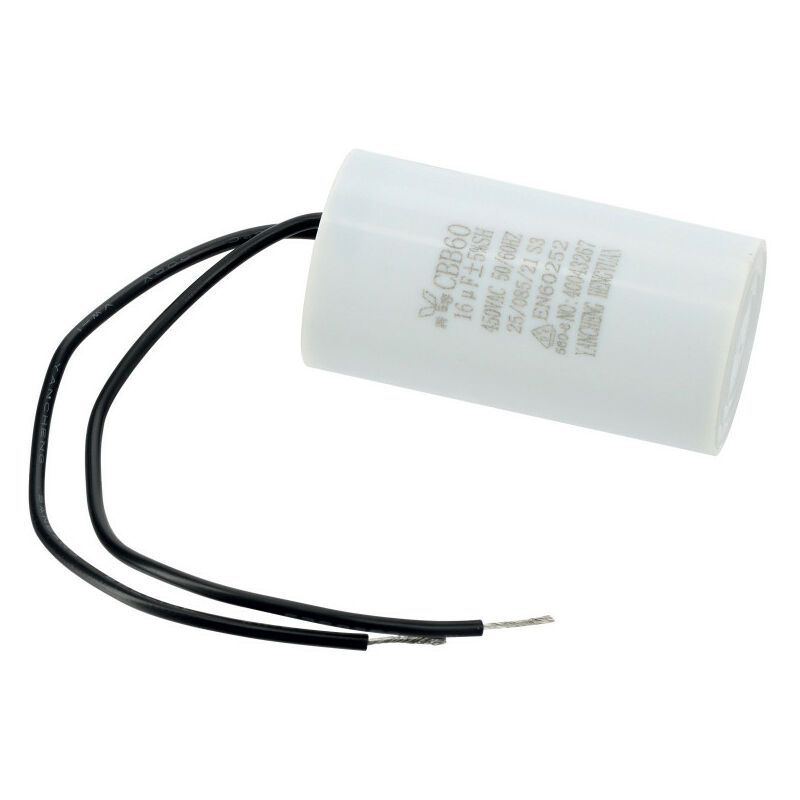 Condensateur - CBB60 - 16 uF - 450 VAC - 50/60Hz - pour pompe de surface - pour ref OXEO 760250