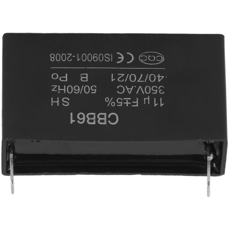 Condensateur CBB61 11μF 350V pour Moteur de Ventilateur, Climatiseur et Générateur