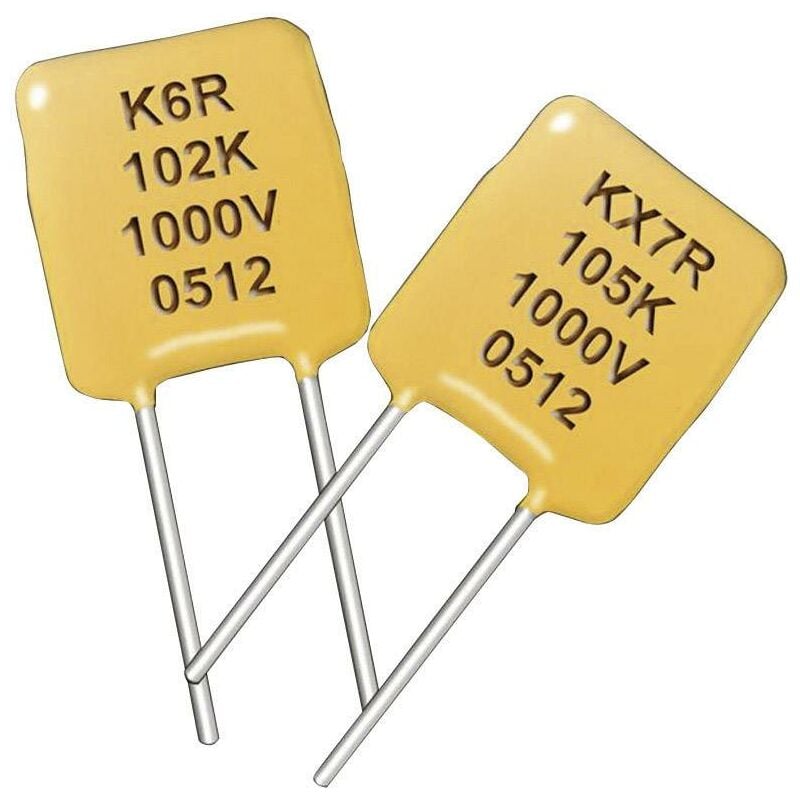 Condensateur céramique sortie radiale Kemet C320C104K1 100 nF 50 v 10 % 1 pc(s) S27724