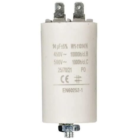 Condensateur de démarrage 14µF - 450V à cosses