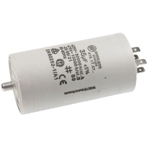 Condensateur Moteur Universel 25UF 400 V Machine à Laver Lave-Vaisselle etc