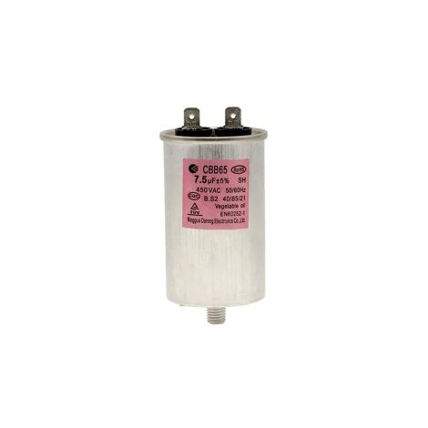 CONDENSATEUR DE DÉMARRAGE 7.5 UF POUR LAVE LINGE THOMSON - Q160056