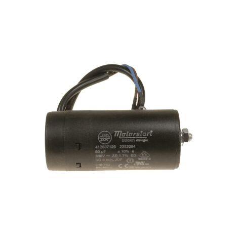 CONDENSATEUR DE DEMARRAGE 80UF 330V POUR LAVE LINGE LIEBHERR - 6342720