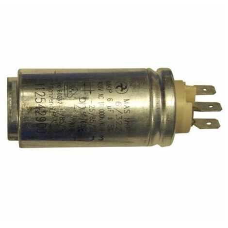 Condensateur De Demarrage Moteur 6 Mf 112542900 Pour LAVE LINGE