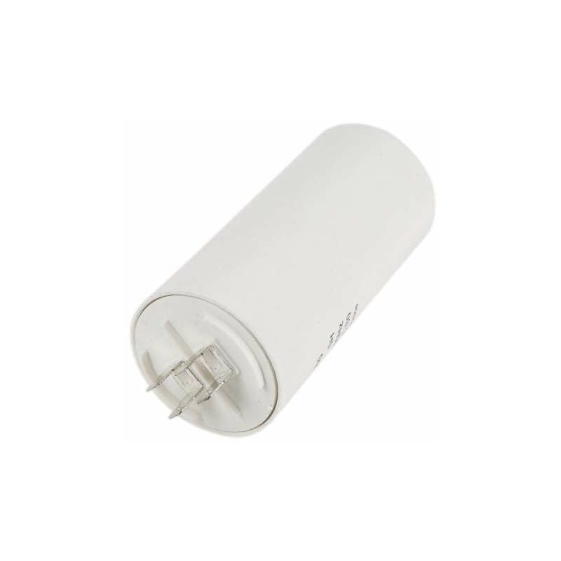 Condensateur de démarrage universel 30µF 450V Ø40mm longueur 95mm fixation M8 2 cosses Permanent Moteur Appareils Electriques Ménagers Pompe Volet