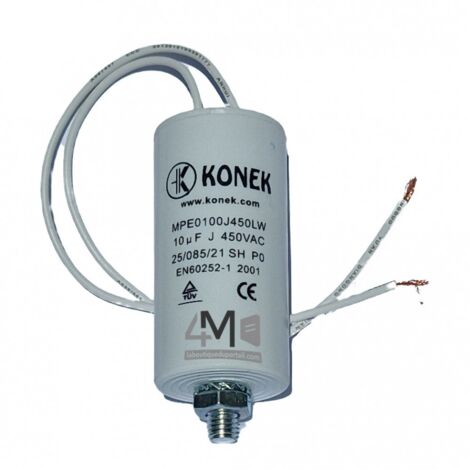 Condensateur Démarrage Moteur 10 µF / 450 V