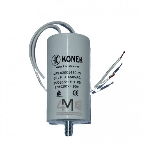 Condensateur Démarrage Moteur 20 µF / 450 V
