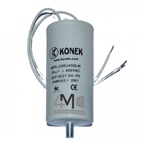 Condensateur Démarrage Moteur 30 µF / 450 V