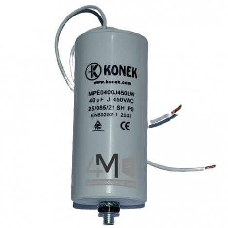 Condensateur Démarrage Moteur 40 µF / 450 V