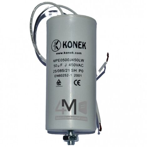 Condensateur Démarrage Moteur 50 µF / 450 V