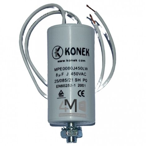 Condensateur Démarrage Moteur 8 µF / 450 V