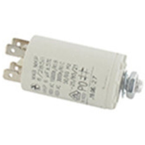 Condensateur Électrique Universel 6 Uf - Fixation M8, Ø: 30mm, H: 102mm